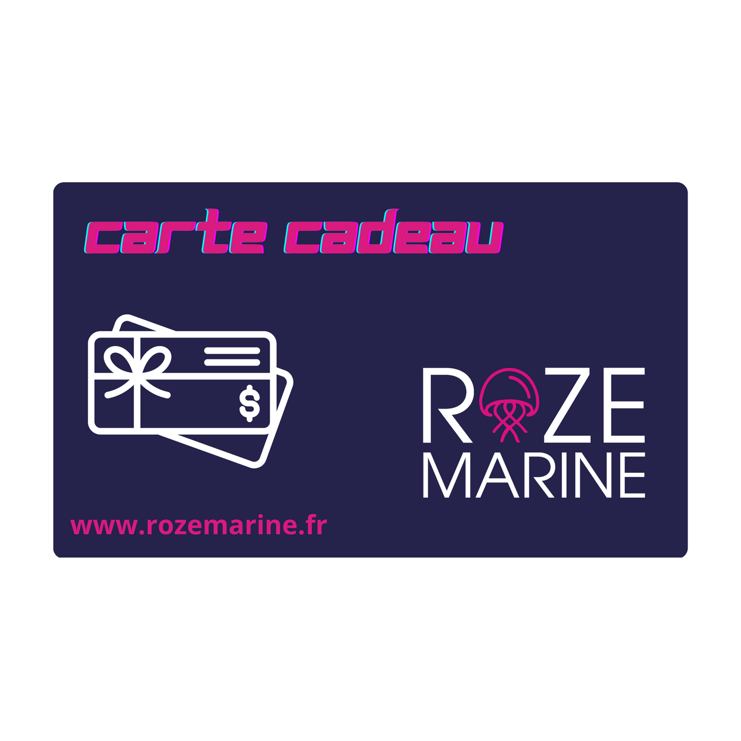Carte-cadeau Roze Marine
